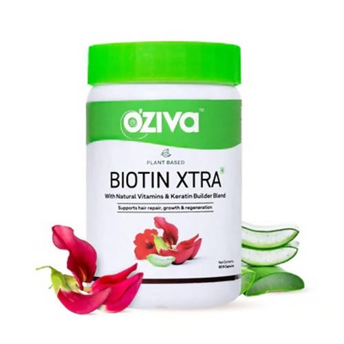 Image 1 of OZiva Plant Based Biotin Xtra Capsules