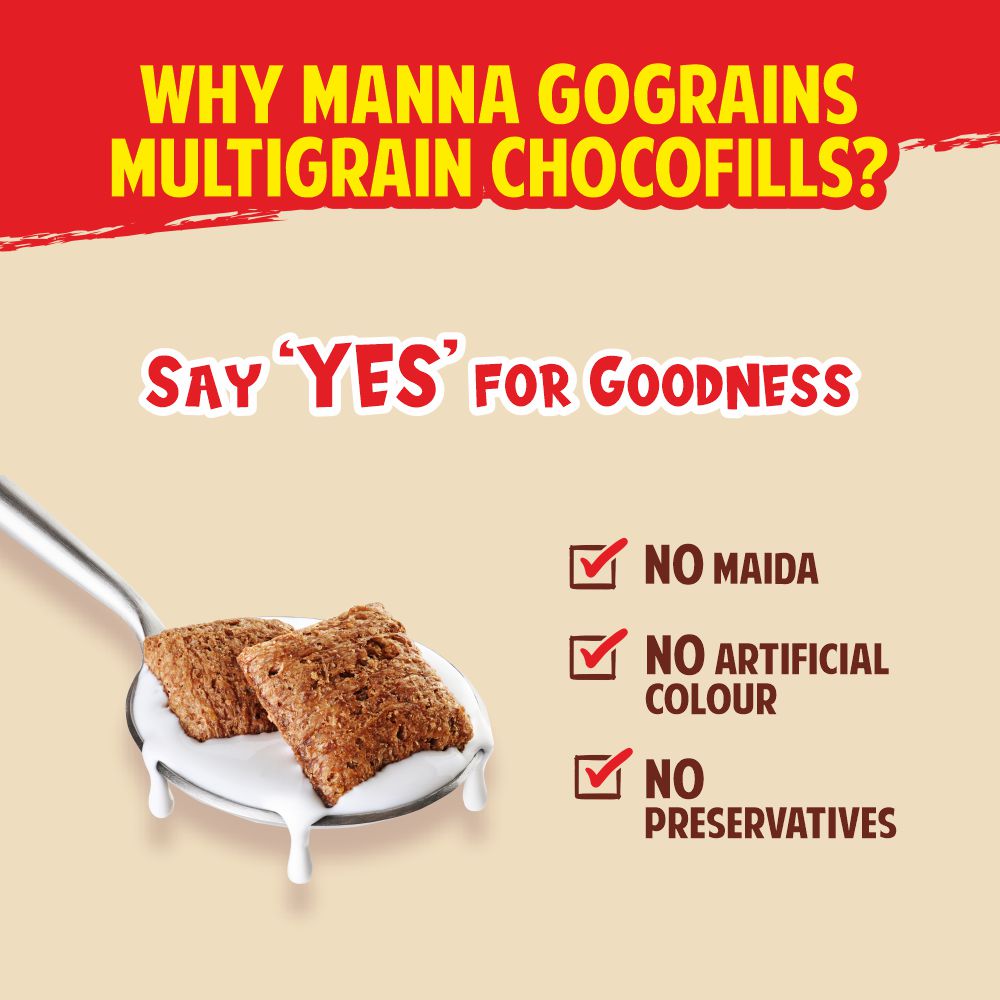 Image 5 of Manna Go Grains Crunchies Chocofills