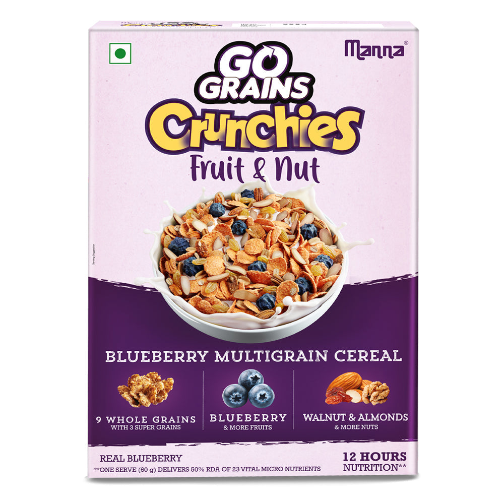 Image 1 of Manna Go Grains Crunchies Blueberry