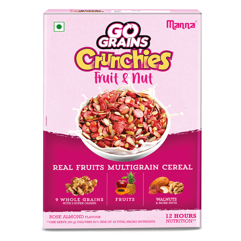Image 1 of Manna Go Grains Crunchies Rose Almond