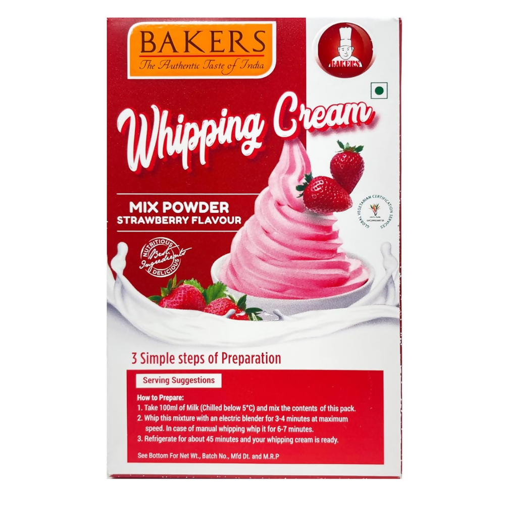 Image 2 of BAKERS Whipping Cream Powder Mix - Strawberry