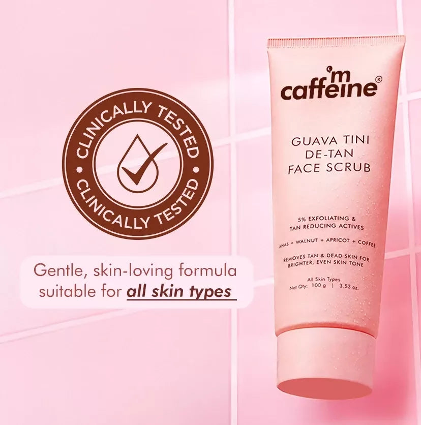 Image 2 of mCaffeine Guava Tini De-Tan Face Scrub