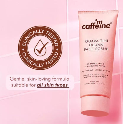Image 2 of mCaffeine Guava Tini De-Tan Face Scrub