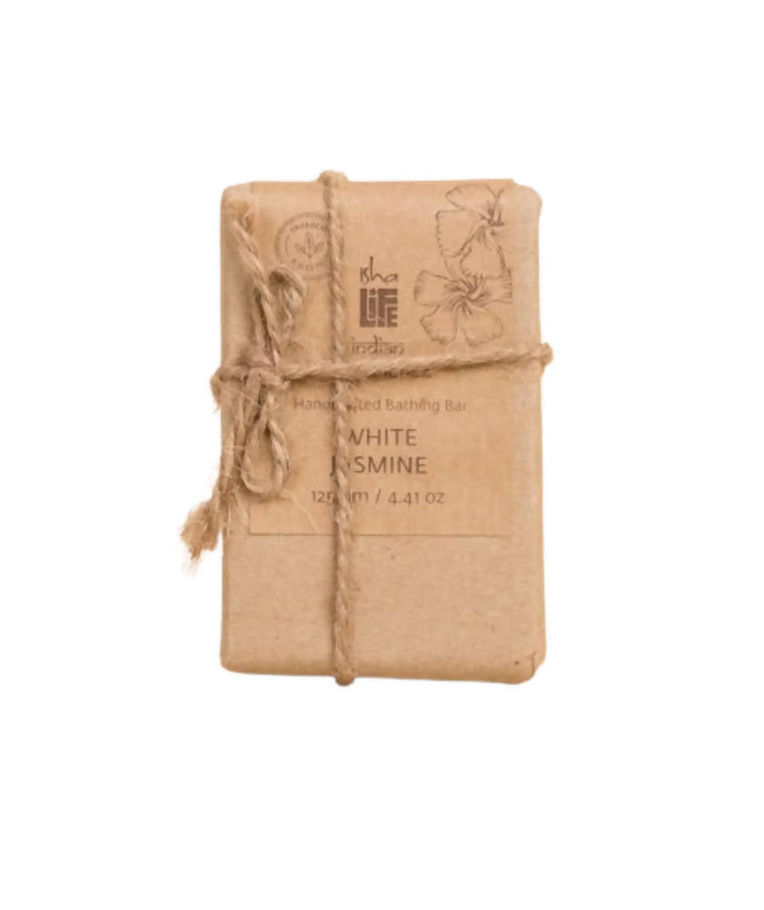 Image 1 of 125 gm for the product Isha Life White Jasmine Soap
