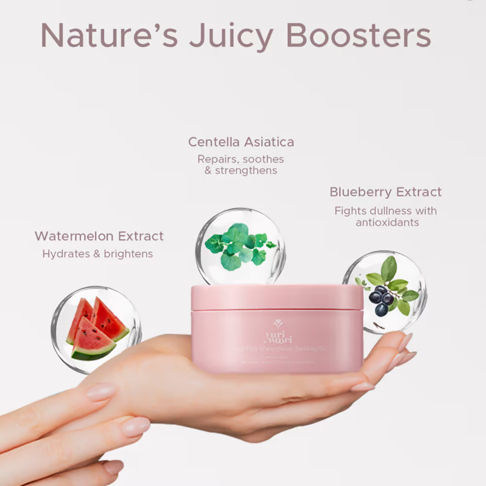 Image 3 of Yuri Woori Fresh Pink Watermelon Soothing Gel