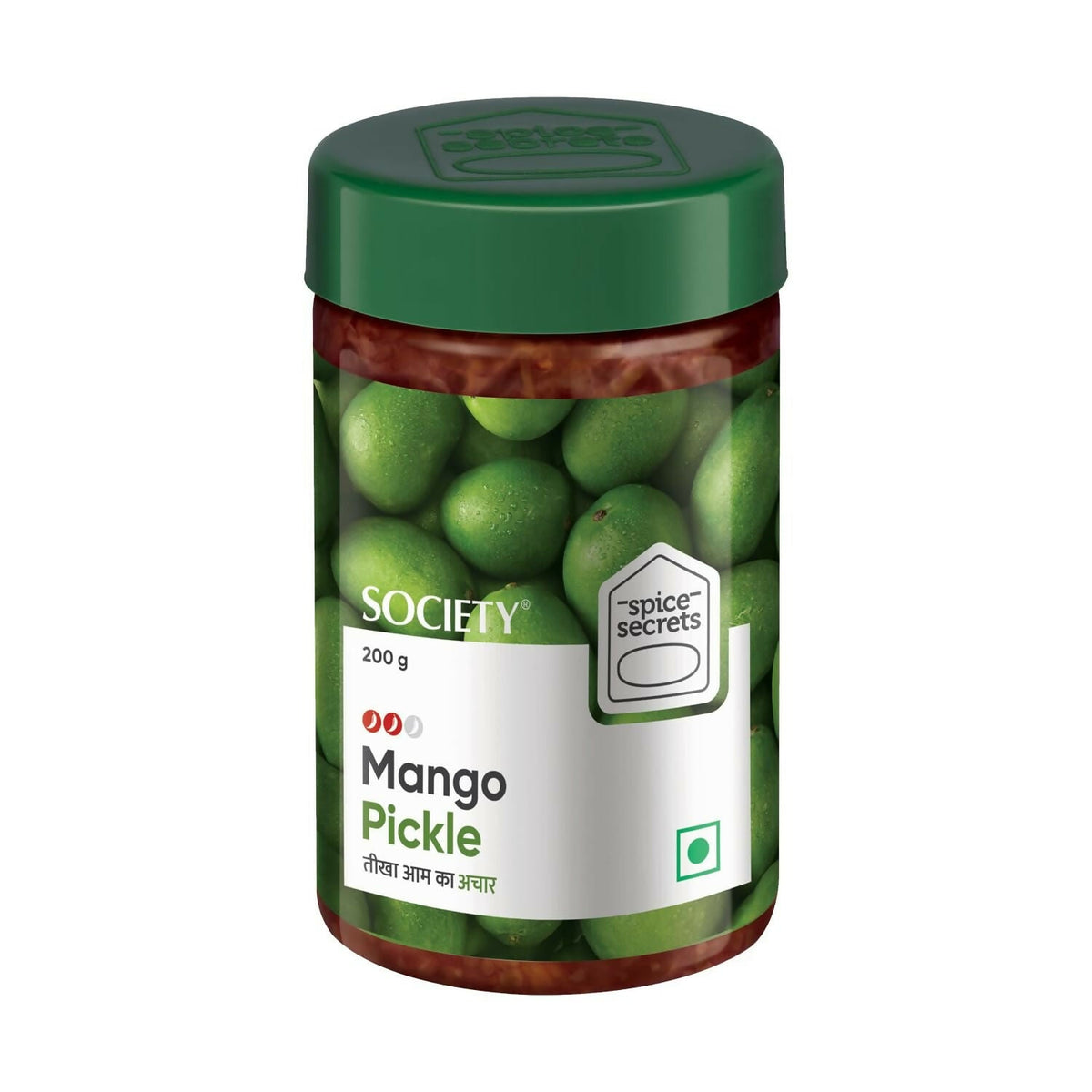 Image 1 of 200 gm / Pack of 1 for the product Society Spicy Mango Pickle Jar