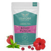 Image 1 of TEAFORA Berry Punch Green Tea | Zingy & Refreshing | Darjeeling Tea Loose | 100% Natural Fresh Berries & Hibiscus Flower | Brew Hot or Iced Tea