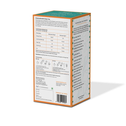 Image 4 of TEAFORA Chamomile Mint Green Tea | 20 Count Pyramid Tea Bags