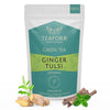 Image 1 of TEAFORA Ginger Tulsi Green Tea | Darjeeling Loose Leaf | Indian Superfoods Ginger, Tulsi & Licorice | Relieves Stress & Aids Digestion | Brew Hot or Iced Tea