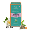 Image 1 of TEAFORA Jasmine Delight Green Tea | 20 Count Pyramid Tea Bags
