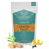 Image 1 of TEAFORA Lemon Tulsi Green Tea | Darjeeling Loose Leaf | Stress Relief Tea | Immune Support Tea | 100% Natural Ingredients | Brew 50 Cups Hot or Iced Tea