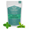 Image 1 of TEAFORA Mint Soother Green Tea | Darjeeling Loose Leaves | Blended with Fresh Mint & Peppermint Leaves | Refreshing & Calming Tea | 50 Cups Hot or Iced Tea