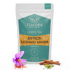 Image 1 of TEAFORA Saffron Kashmiri Kahwa | Loose Leaf Green Tea | Saffron, Cardamom, Cinnamon, Almond | Warming & Soothing Tea | Improves Digestion, Boosts Immunity | 100% NATURAL