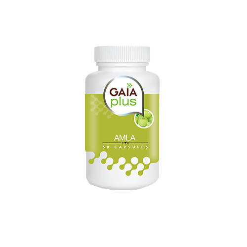 Image 1 of 60 caps for the product Gaia Plus Amla Capsules