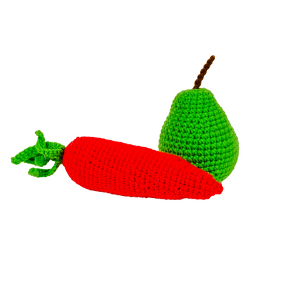 Image 5 of Nesta Toys Crochet Fruits & Vegetable Toys, Play Food for Kids (10 Pcs)
