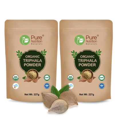Image 2 of 227 gm / Pack of 2 for the product Pure Nutrition Organic Triphala Fruits Powder