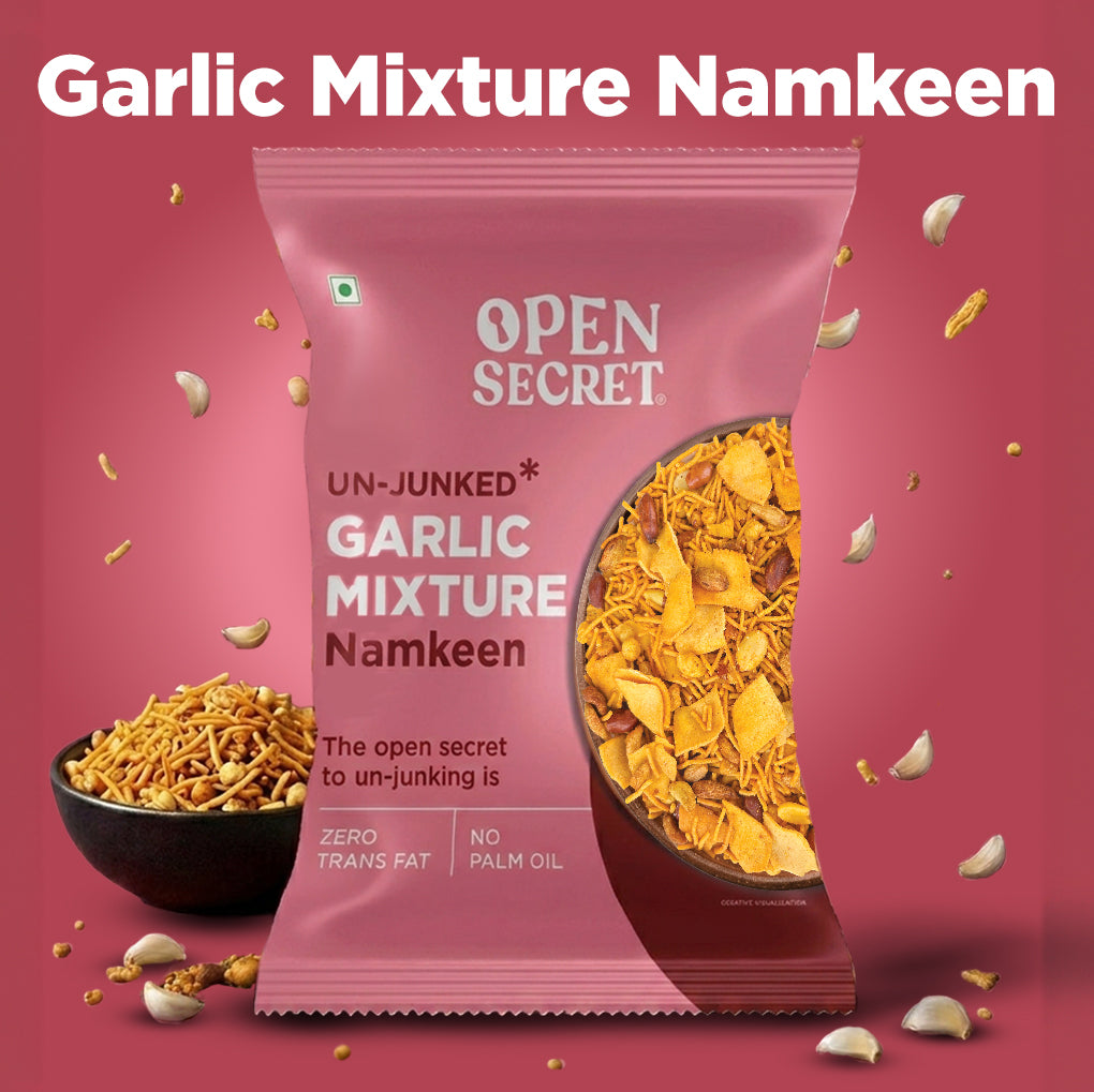Image 1 of Open Secret Unjunked Garlic Namkeen