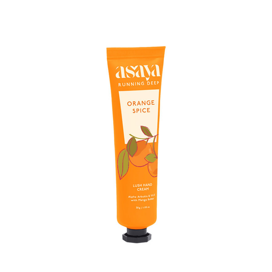 Image 1 of Asaya Orange Hand Cream Softens Dry, Rough Hands For Men & Women
