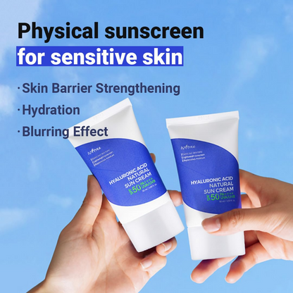 Image 3 of Isntree Hyaluronic Acid Natural Suncream SPF 50