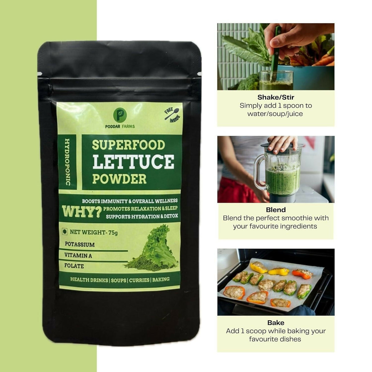 Image 3 of Poddar Farms Premium Lettuce Powder
