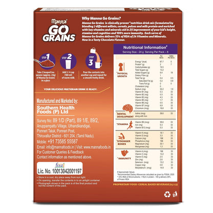 Image 18 of Manna Go Grains Nutrition Drink for Kids