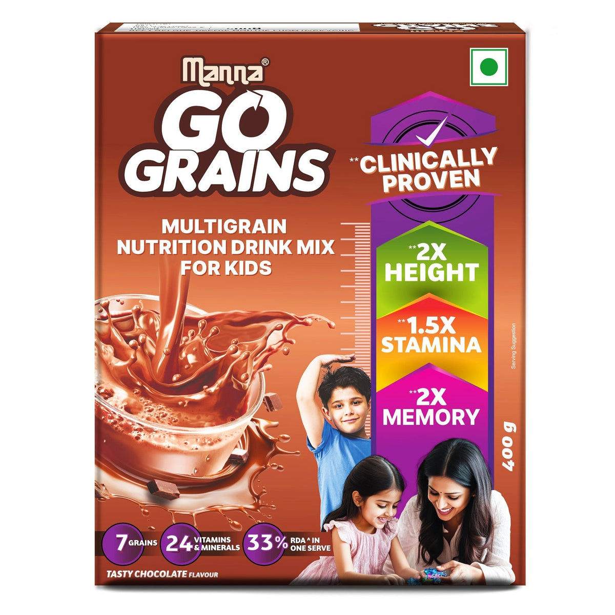 Image 2 of Manna Go Grains Nutrition Drink for Kids