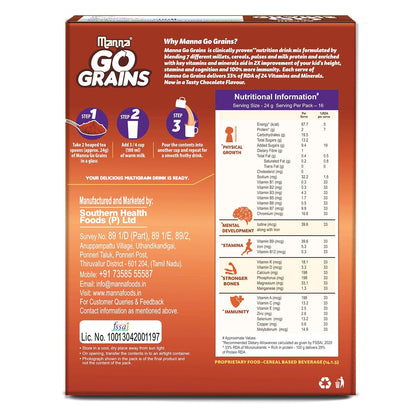Image 19 of Manna Go Grains Nutrition Drink for Kids