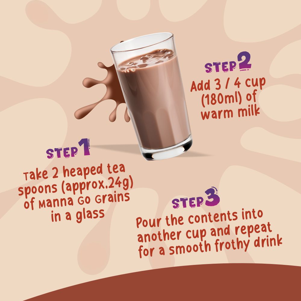 Image 13 of Manna Go Grains Nutrition Drink for Kids
