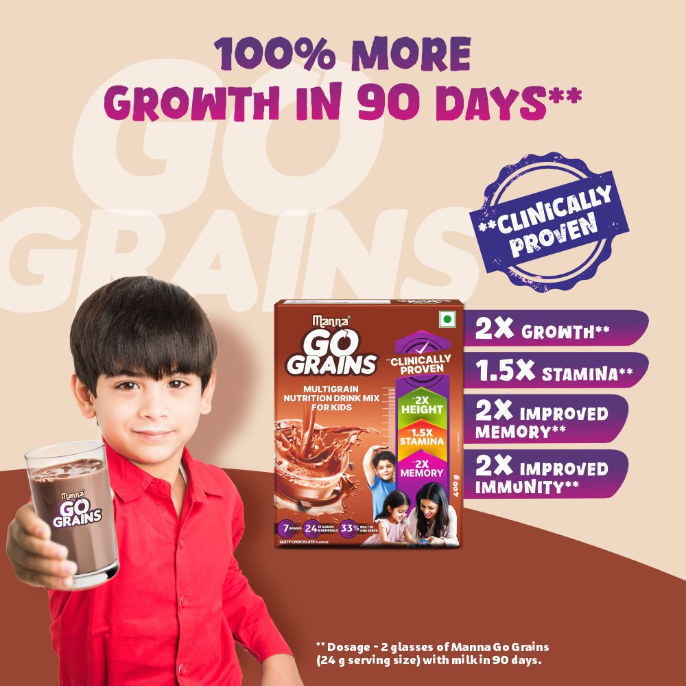 Image 15 of Manna Go Grains Nutrition Drink for Kids