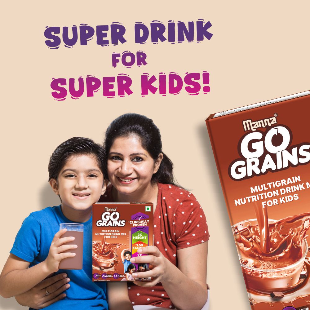 Image 3 of Manna Go Grains Nutrition Drink for Kids