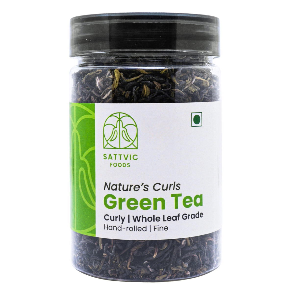 Image 8 of Sattvic Foods Green Tea - Nature’s Curls | Whole Leaf Grade