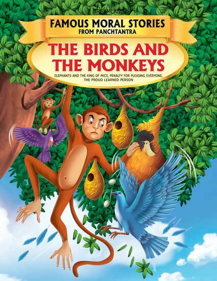 Image 1 of Dreamland The Birds And The Monkeys - Book 7 (Famous Moral Stories from Panchtantra)