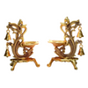 Image 1 of Default Title for the product Saudeep India Oxidized Metal Diya for Puja