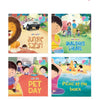 Image 1 of Default Title for the product Jolly Kids Bloom With Yoga Books For Kids| Set of 4| Ages 3 - 7 Year| Yoga in Different Places Like Jungle, Beach, Schools, Gardens etc.