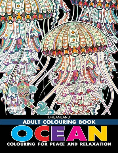 Image 1 of Paperback for the product Dreamland Ocean- Colouring Book for Adults