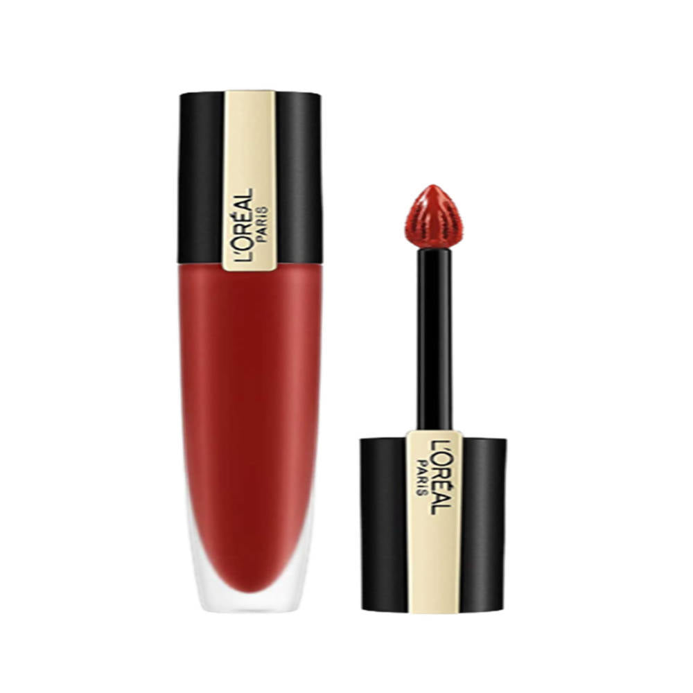 Image 1 of 7 Ml for the product L'Oreal Paris Rouge Signature Matte Liquid Lipstick - 115 I Am Worth It