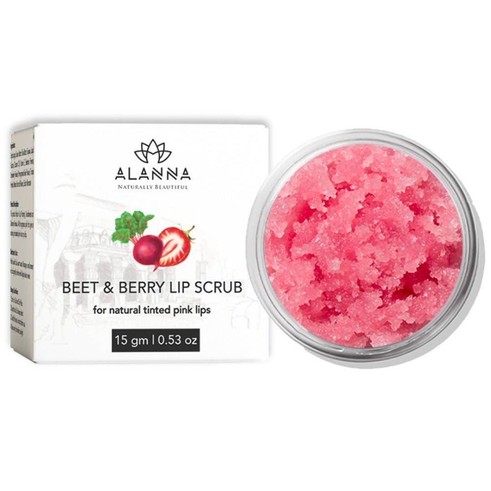 Image 1 of 15 gm / Pack of 1 for the product Alanna Beet and Berry Lip Scrub