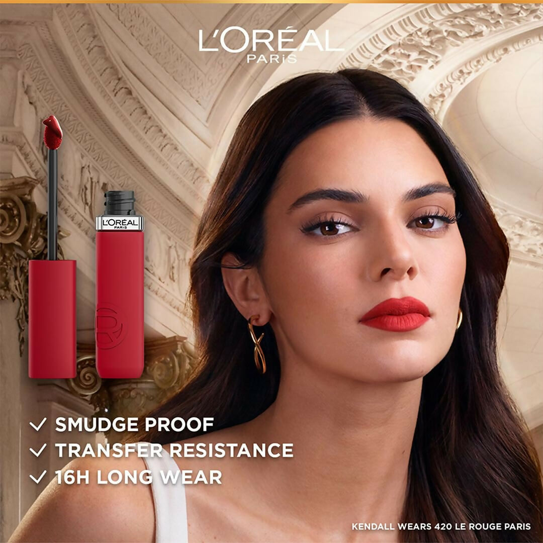 Image 3 of L'Oreal Paris Infallible Matte Resistance Liquid Lipstick, 500 Wine Not