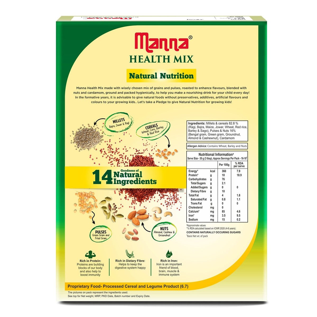 Image 14 of Manna Health Mix and Date Powder Combo