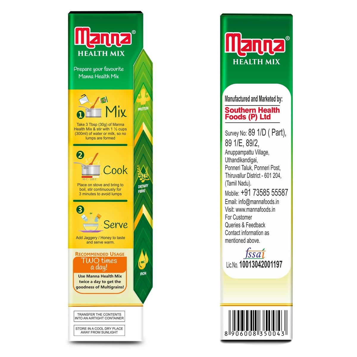 Image 15 of Manna Health Mix and Date Powder Combo