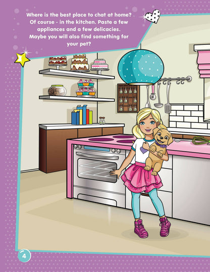 Image 4 of Dreamland Publications Barbie Dreamhouse Adventures -Dream House Decorate with Stickers