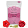 Image 1 of TEAFORA Hibiscus Rose Herbal Tea | CAFFEINE-FREE | 100% NATURAL | Hibiscus, Rose, Chamomile, Blue Cornflower, Fennel, Licorice | Brew Hot or as Iced Tea