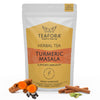 Image 1 of TEAFORA Turmeric Masala Herbal Tea | CAFFEINE-FREE | 100% NATURAL | Immunity Support Tea | Turmeric, Cinnamon, Cardamom, Black Pepper, Lemongrass