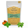 Image 1 of TEAFORA Turmeric Mint Tulsi Herbal Tea | Indian Superfoods | Blend of Turmeric, Tulsi & Peppermint | Immune Support | 100% NATURAL INGREDIENTS