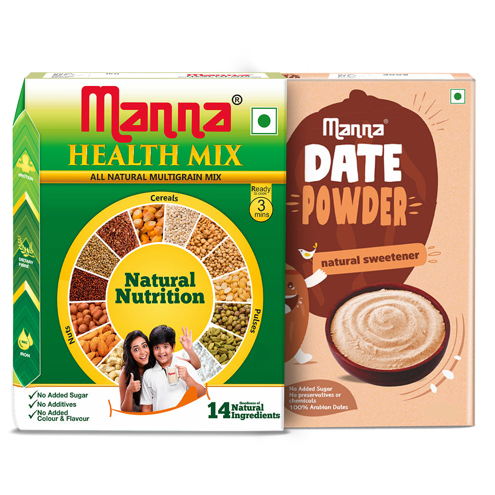 Image 1 of Manna Health Mix and Date Powder Combo