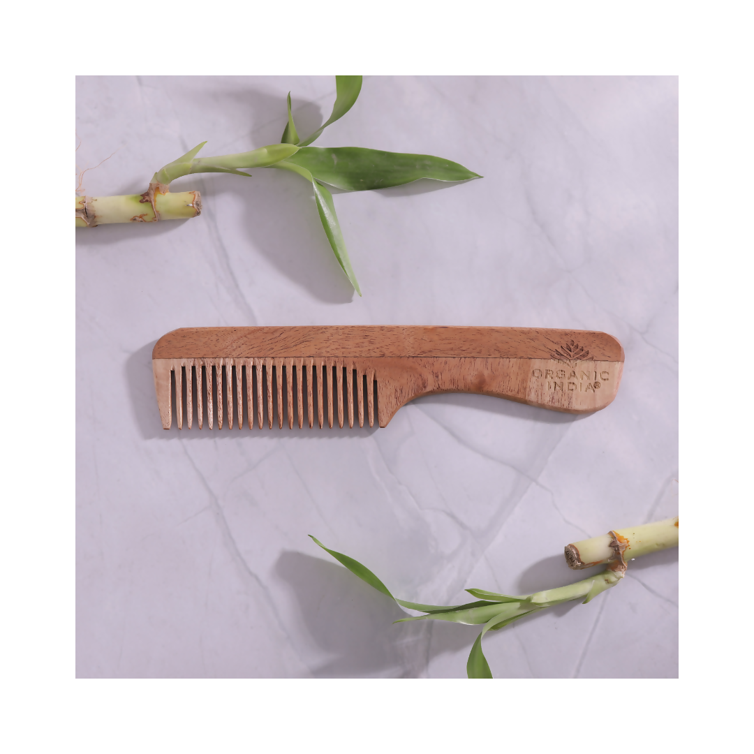 Image 1 of Organic India Neem Wooden Comb