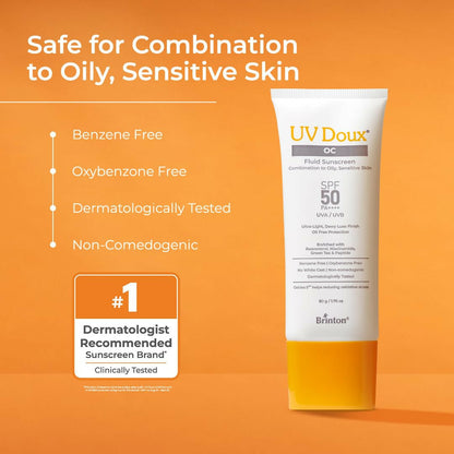 Image 2 of Brinton Uv Doux Oc Fluid Sunscreen