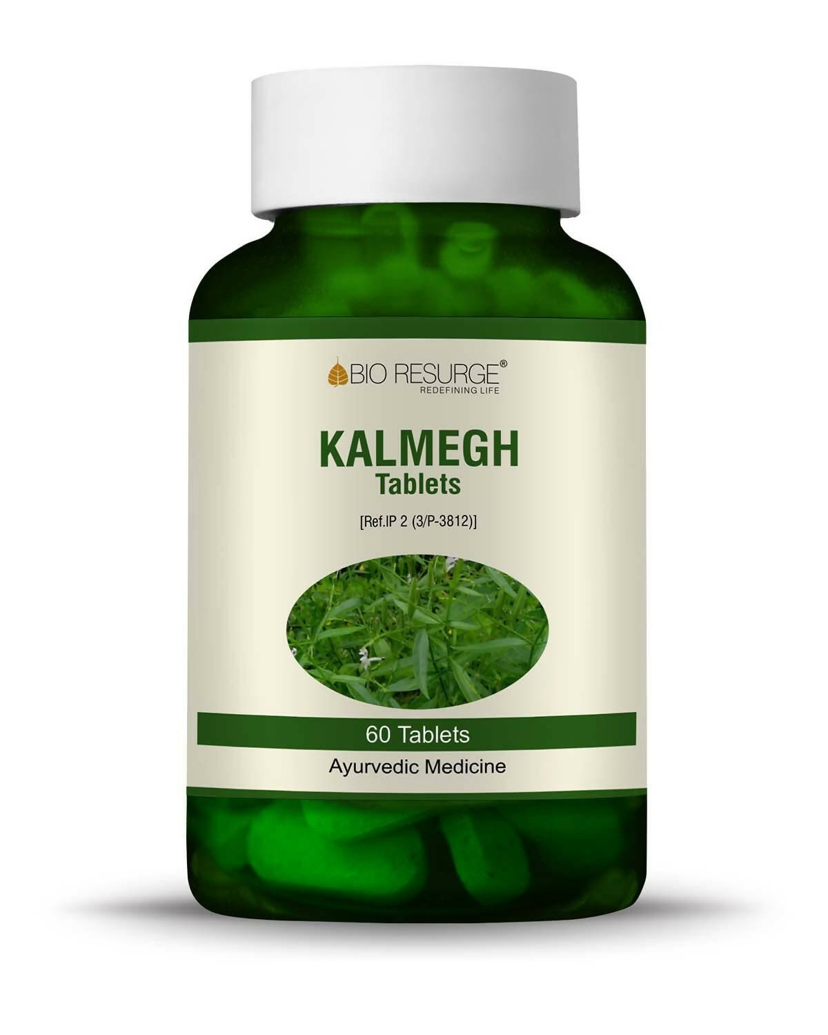 Image 1 of 60 tabs for the product Bio Resurge Life Kalmegh Tablets