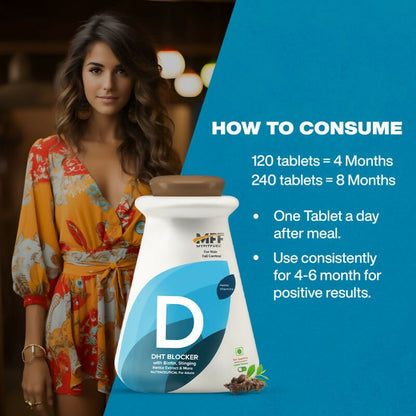Image 4 of MyFitFuel DHT Blocker Tablets with Biotin & Zinc for Hair Fall Control