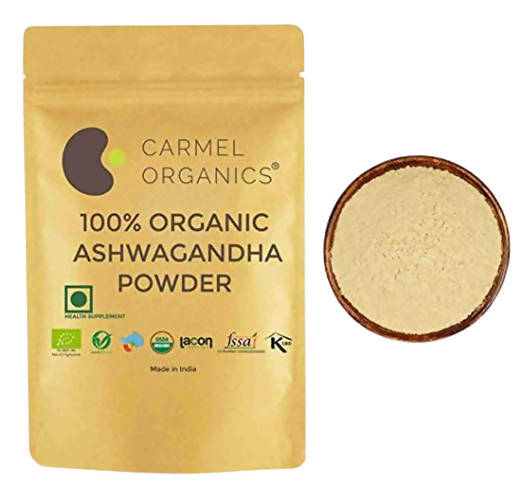 Image 1 of 227 gm for the product Carmel Organics Ashwagandha Powder